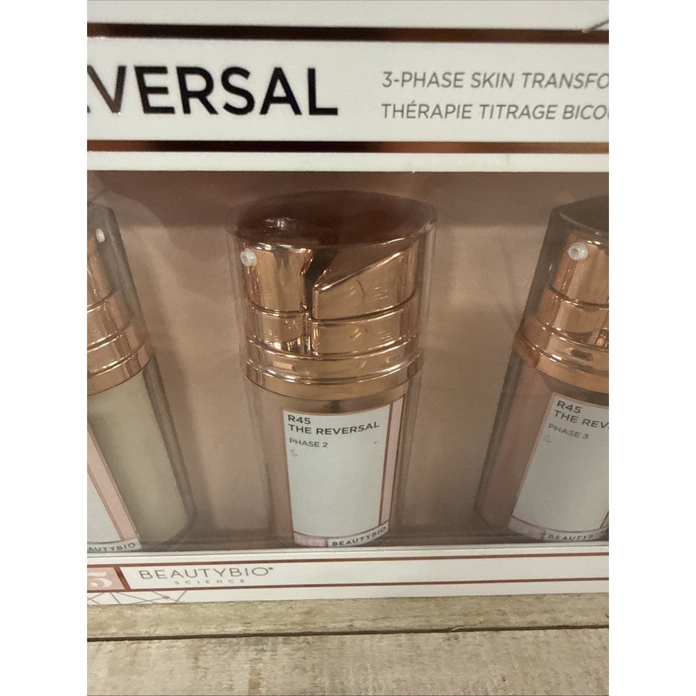 BEAUTY BIO R45 The Reversal 3-Phase Skin Transformation Treatment Set .34oz New - Picture 3 of 7